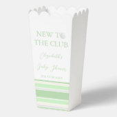 Neu im Club: Vornehme Babyparty Geschenkschachtel (Vorderseite)