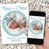 Neu im Foto Crew 2 Aquamarine Ankergeburt Ankündigung