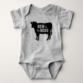 Neu im Herd Baby Bodysuit Baby Strampler (Vorderseite)
