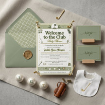 Neu im Preppy Sage Green Country Club Golf
