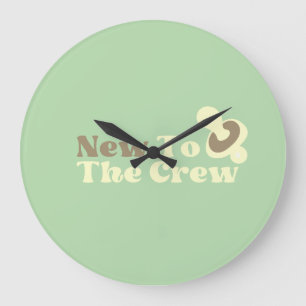Neu im Team Große Wanduhr