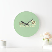 Neu im Team Große Wanduhr (Zuhause)