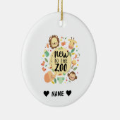 Neu im Zoo Keramik Ornament (Rechts)