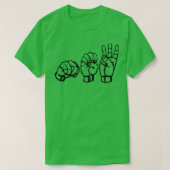 Neu in ASL T-Shirt (Design vorne)