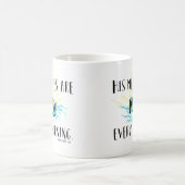 Neu jedes Morgen-Blau Kaffeetasse (Mittel)
