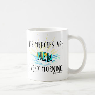Neu jedes Morgen-Blau Kaffeetasse