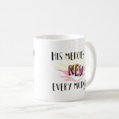Neu jedes Morgen-Rosa Kaffeetasse (VorderseiteRechts)