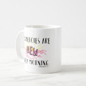 Neu jedes Morgen-Rosa Kaffeetasse (Vorderseite Links)