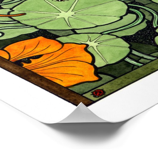 NEU! Jugendstil Poster (Ecke)