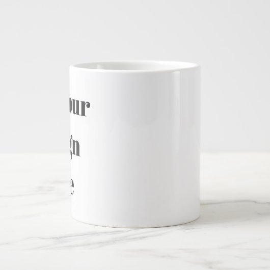 neu Jumbo-Tasse (Vorderseite)