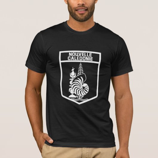 Neu-Kaledonien Emblem T-Shirt (Vorderseite)