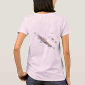Neu-Kaledonien Flagge + Karte + Text-T - Shirt (Rückseite)