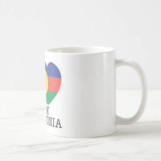 Neu-Kaledonien Liebe v2 Kaffeetasse (Rechts)