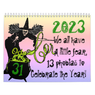 NEU! Kalender 2023 für ein Jahr Halloween Spaß