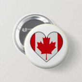 NEU! - KANADA HERZ BUTTON RÜCKKEHR ABZEICHEN (Vorne & Hinten)