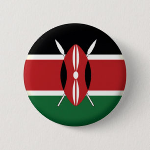 NEU! - KENYA BUTTON BACK ABZEICHEN
