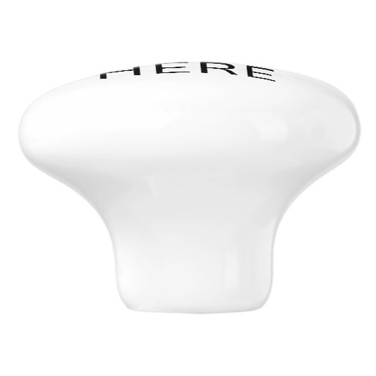 NEU! Keramik Pull-Knopf - Benutzerdefiniert Keramikknauf (Seitenansicht)