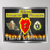 Neu konzipierte 25. Infanterieabteilung Poster (Vorne)