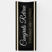 NEU! Kundenspezifische Glückwunsch-Retiree-Banner Banner (Vertikal)