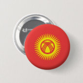NEU! - KYRGYZSTAN-BUTTON - ABZEICHEN BUTTON (Vorne & Hinten)