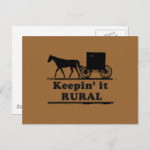 NEU LÄNDLICH POSTKARTE (Vorne/Hinten)