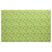 NEU! Liebe-Badminton mit Schlägern in frisch grün Stoff (Fat Quarter (45,7 x 55,9 cm))