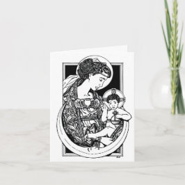 NEU! Madonna und Kind Weihnachtskarte! Feiertagskarte