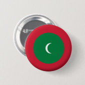 NEU! - MALDIVEN BUTTON RÜCKKEHR ABZEICHEN (Vorne & Hinten)