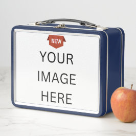 NEU! Metal Lunchbox - Blau - Custom