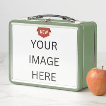 NEU! Metal Lunchbox - grün - kundenspezifisch