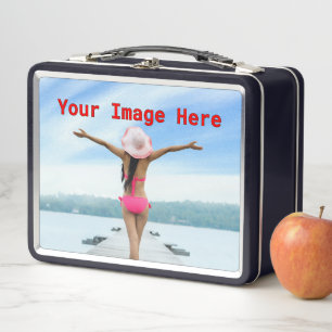 NEU! Metal Lunchbox - Schwarz - Benutzerdefiniert