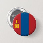 NEU! - MONGOLIEN-BUTTON-ABZEICHEN BUTTON (Vorne & Hinten)