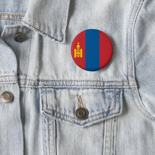 NEU! - MONGOLIEN-BUTTON-ABZEICHEN BUTTON (Beispiel)