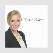 NEU! Name Tag - 2" x 2" Platz Namensschild (Vorderseite)