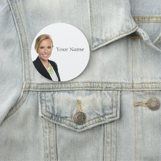NEU! Name Tag - 3" Runde Namensschild (Beispiel)