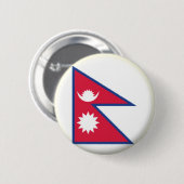NEU! - NEPAL BUTTON BACK ABZEICHEN (Vorne & Hinten)