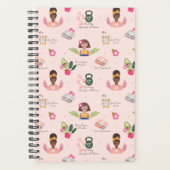 Neu | Neujahrsresolutionen Girly Illustrative Planer (Vorderseite)