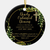 Neu Ordentetes Deacon-Geschenkbuch Verse Custom Keramik Ornament (Vorne)