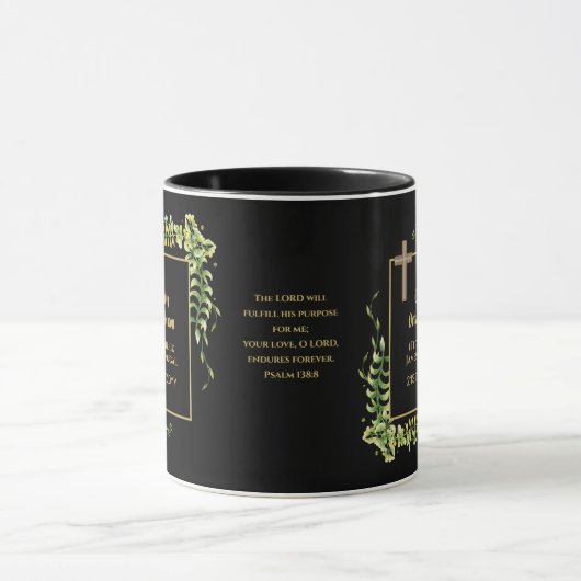 Neu Ordentetes Deacon-Geschenkbuch Verse Custom Tasse (Zentrum)