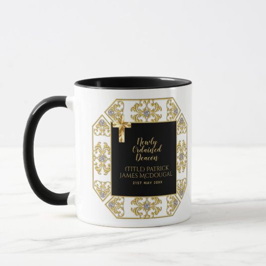 Neu Ordentetes Deacon-Geschenkbuch Verse Custom Tasse (Links)