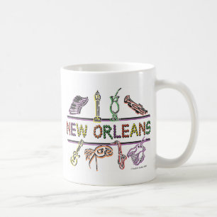 Neu-Orleans-IKONEN Kopie Kaffeetasse