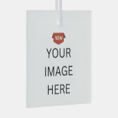 NEU! Ornament - Glas Square Ornament - Custom (Vorderseite Rechts)