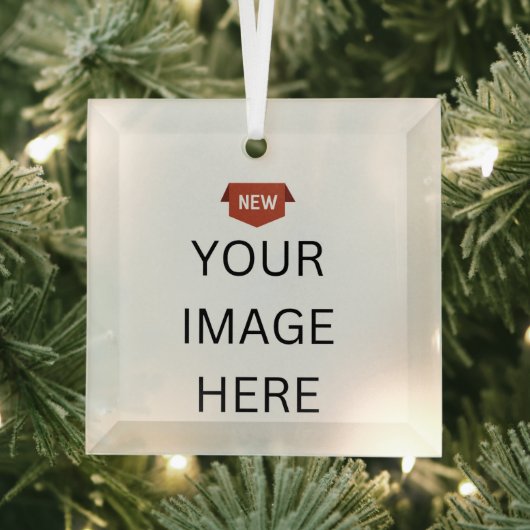 NEU! Ornament - Glas Square Ornament - Custom (Insitu)