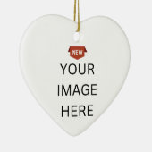 NEU! Ornament - Keramik Herz - Custom (Rechts)