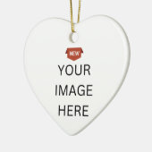 NEU! Ornament - Keramik Herz - Custom (Links)