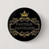 NEU! - PANTELIS PANTELIDIS BUTTON-BACK-ABZEICHEN BUTTON (Vorderseite)