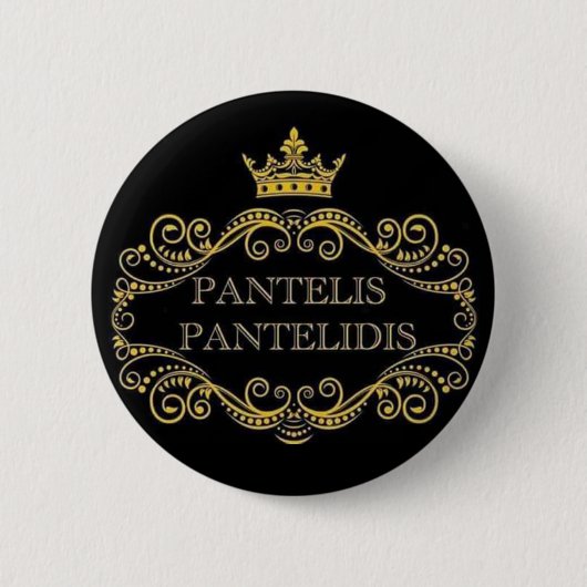 NEU! - PANTELIS PANTELIDIS BUTTON-BACK-ABZEICHEN BUTTON (Vorderseite)
