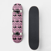 NEU - Pastell-Cartoon-Schädel Skateboard (Vorderseite)