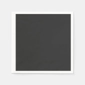 Neu Personalisiert ein schwarz-weißes Foto einer U Serviette (Vorderseite)