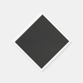 Neu Personalisiert ein schwarz-weißes Foto einer U Serviette (Ecke)